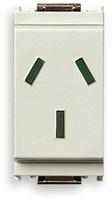 Vimar Idea Outlet, Argentinian, 2P+E, 10A/250V, SICURY, White