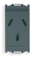 Vimar Idea Outlet, Argentinian, 2P+E, 10A/250V, SICURY, Grey