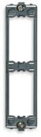 Vimar Idea Mounting Frame w/ Screws, 2 Modules, for Panel Mounting, Grey