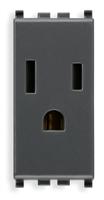 Vimar Eikon Outlet, USA/Arabian, 2P+E, 15A/127V, SICURY, Grey