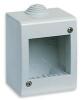 Vimar Idea IP40 Enclosure, Surface Mount, 2 Modules, Square, Grey