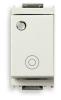 Vimar Idea Momentary Switch, 1P/1T (NO), 10A, 250V, General Symbol, Illuminated, White