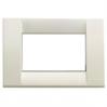 Vimar Idea Square Cover Plate, Technopolymer, Idea White 04, 3 Modules