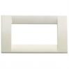 Vimar Idea Square Cover Plate, Technopolymer, Idea White 04, 4 Modules