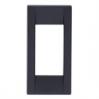 Vimar Idea Square Cover Plate, Technopolymer, Graphite Grey, 1 Module