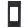 Vimar Idea Square Cover Plate, Technopolymer, Black 16, 1 Module