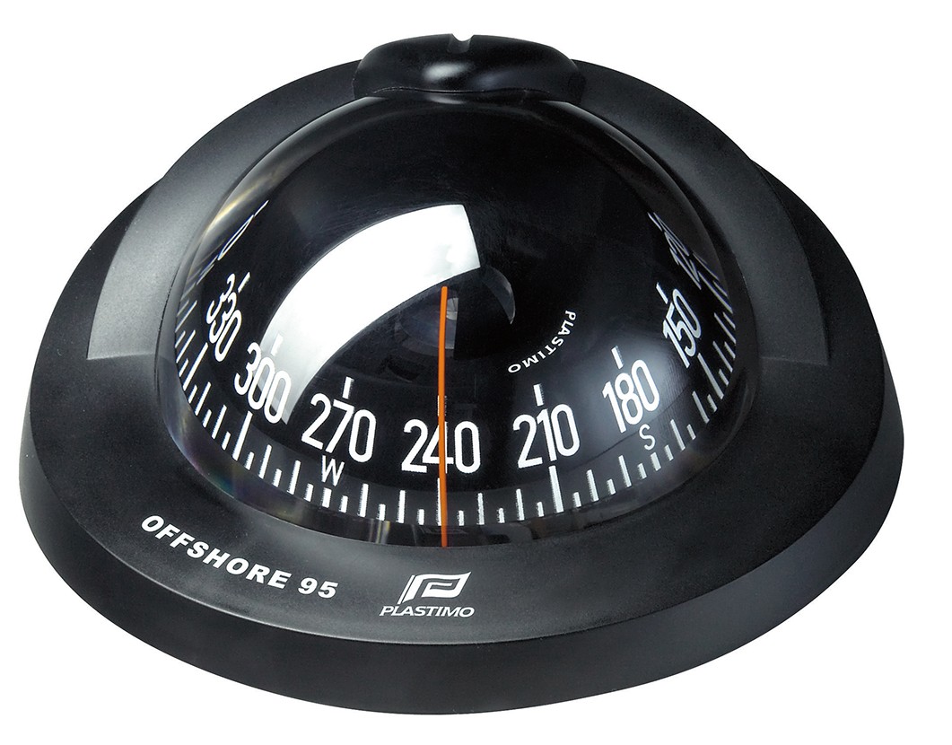 Plastimo Offshore 95 Compass Black Conical Card